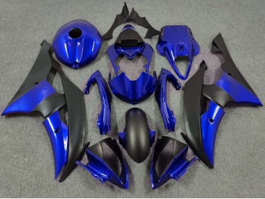 Tiefes Blau & Matt Schwarz 08-16 Yamaha R6 Verkleidung