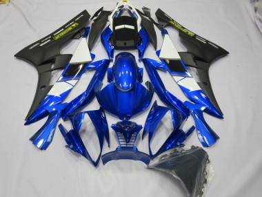 Tiefes Blau Mit Gelbem Aufkleber 06-07 Yamaha R6 Verkleidung