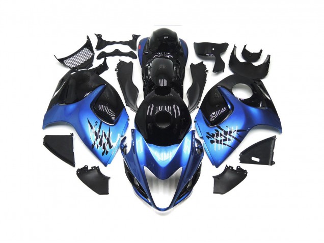 Tiefes Blau Mit Schwarz Benutzerdefiniert 08-20 Suzuki GSXR 1300 Verkleidung Tiefes Blau Mit Schwarz Benutzerdefiniert 08-20 Suzuki GSXR 1300 Verkleidung