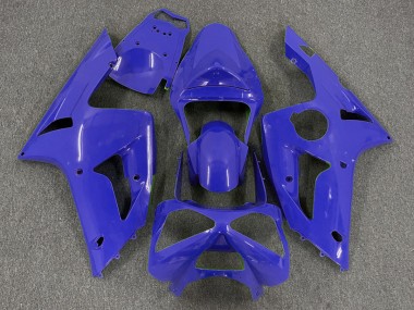 Tiefes Blau Schlicht 03-04 Kawasaki ZX6R Verkleidung