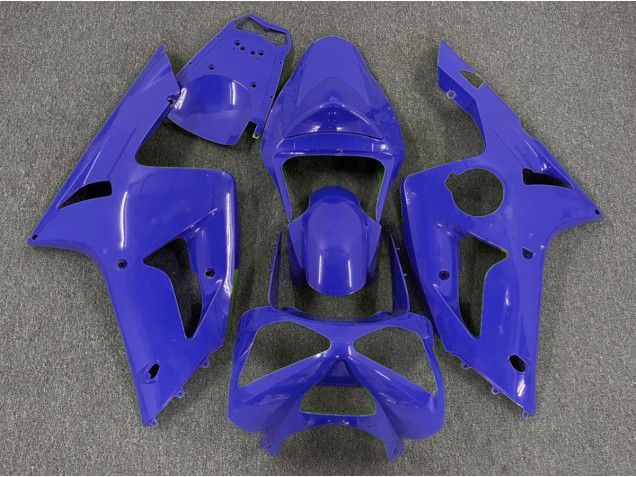 Tiefes Blau Schlicht 03-04 Kawasaki ZX6R Verkleidung Tiefes Blau Schlicht 03-04 Kawasaki ZX6R Verkleidung