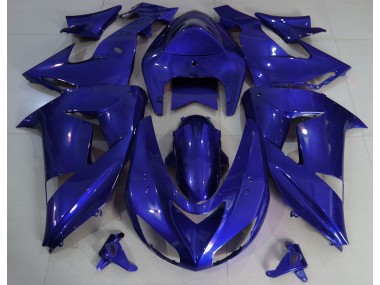 Tiefes Blau Schlicht 06-07 Kawasaki ZX10R Verkleidung