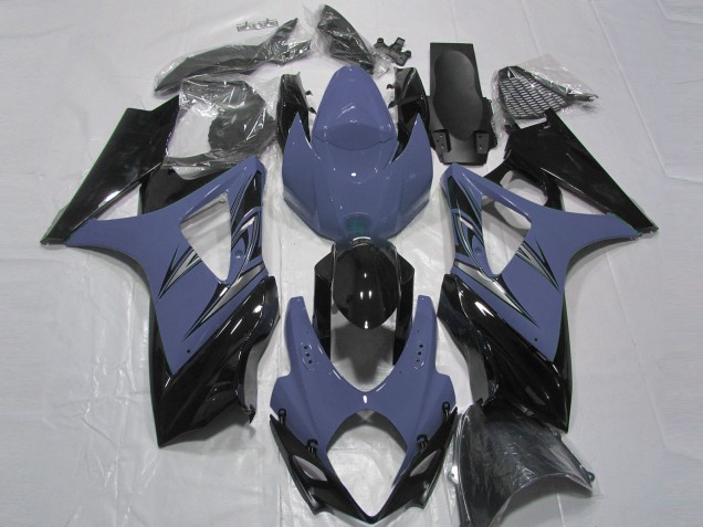 Tiefes Blau & Schwarz 07-08 Suzuki GSXR 1000 Verkleidung Tiefes Blau & Schwarz 07-08 Suzuki GSXR 1000 Verkleidung
