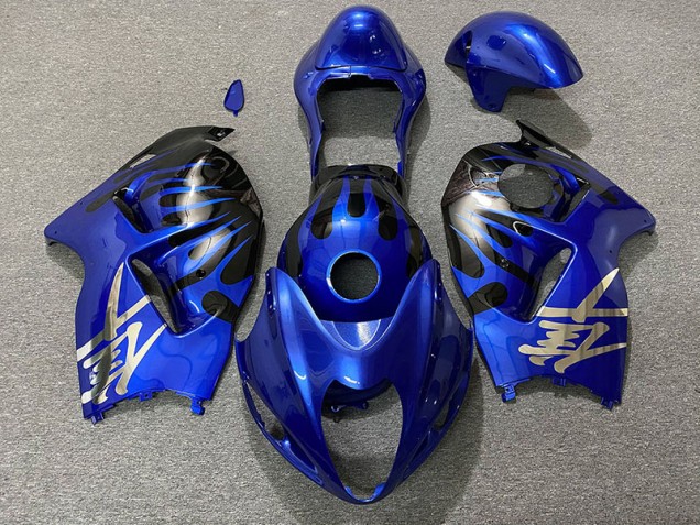 Tiefes Blau & Schwarz 97-07 Suzuki GSXR 1300 Verkleidung Tiefes Blau & Schwarz 97-07 Suzuki GSXR 1300 Verkleidung
