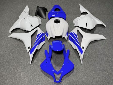 Tiefes Blauer & Weißer Seitenstreifen 09-12 Honda CBR600RR Verkleidung