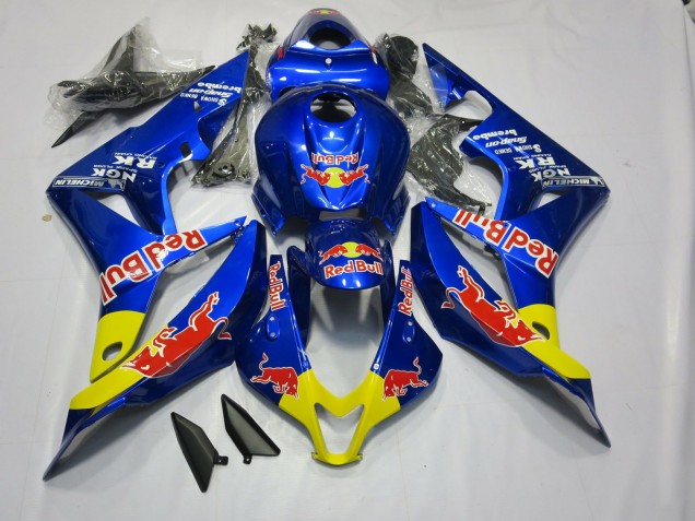 Tiefes Blaurot Bull 07-08 Honda CBR600RR Verkleidung Tiefes Blaurot Bull 07-08 Honda CBR600RR Verkleidung