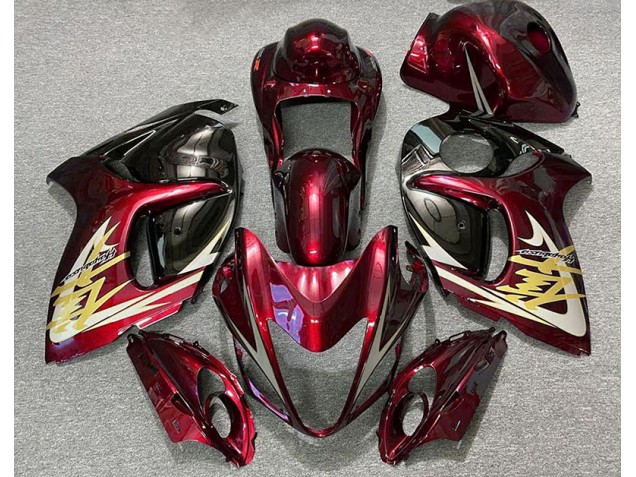 Tiefrot & Gold 08-20 Suzuki GSXR 1300 Verkleidung Tiefrot & Gold 08-20 Suzuki GSXR 1300 Verkleidung