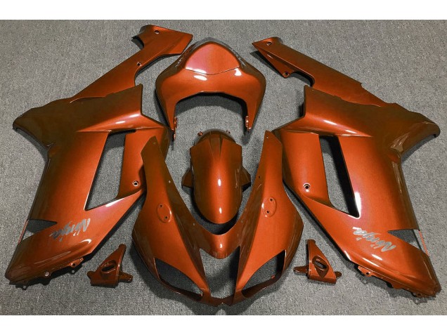 Tigerorange 07-08 Kawasaki ZX6R Verkleidung Tigerorange 07-08 Kawasaki ZX6R Verkleidung