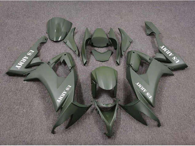 US Army Mattgrün 08-10 Kawasaki ZX10R Verkleidung US Army Mattgrün 08-10 Kawasaki ZX10R Verkleidung