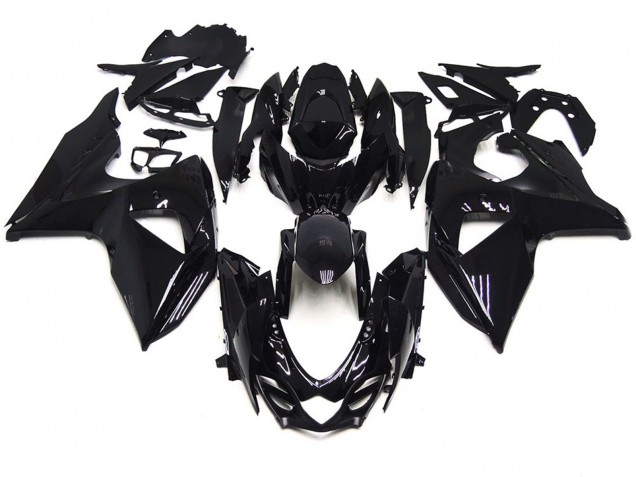 Vollglanz Schwarz 09-16 Suzuki GSXR 1000 Verkleidung Vollglanz Schwarz 09-16 Suzuki GSXR 1000 Verkleidung