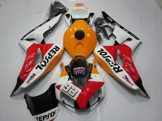 White Repsol 93 06-07 Honda CBR1000RR Verkleidung