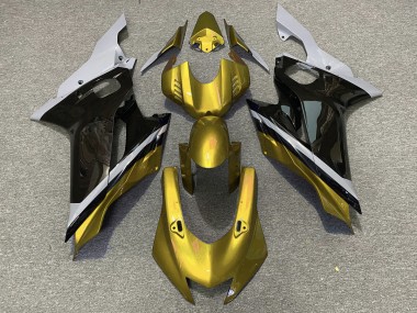 Zement Schwarz & Gold 17-21 Yamaha R6 Verkleidung