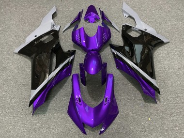Zement Schwarz & Lila 17-21 Yamaha R6 Verkleidung