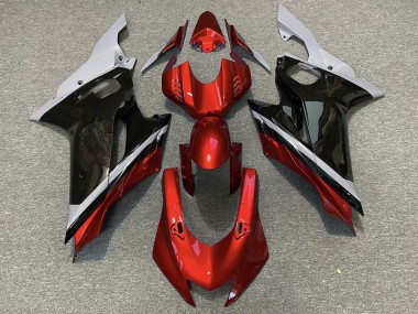 Zement Schwarz & Rot 17-21 Yamaha R6 Verkleidung