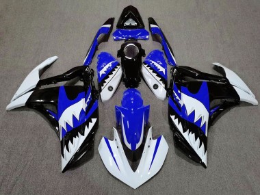 Weißer Hai & Blau 15-18 Yamaha R3 Verkleidung