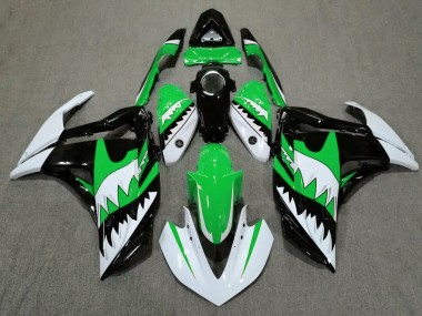 Weißer Hai & Grün 15-18 Yamaha R3 Verkleidung