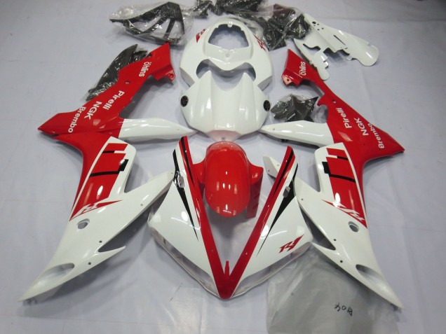 Weißes & Blaues Design 04-06 Yamaha R1 Verkleidung Weißes & Blaues Design 04-06 Yamaha R1 Verkleidung